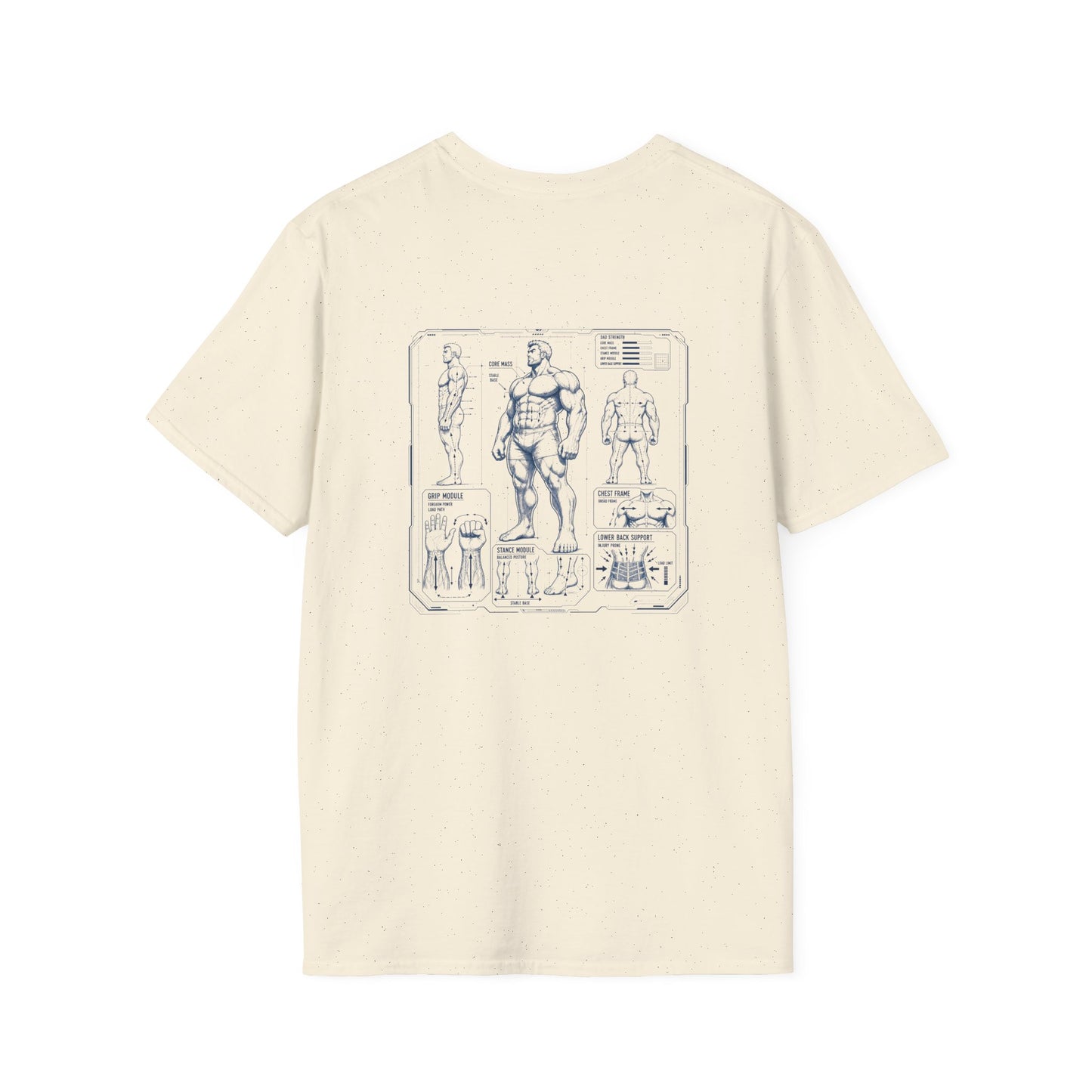 Friendly Vitruvian Dad Bod Tee