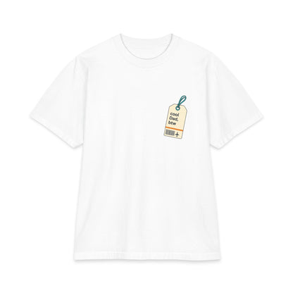 Cool Dad, BTW Carry Everything Tee front logo on white T-shirt.