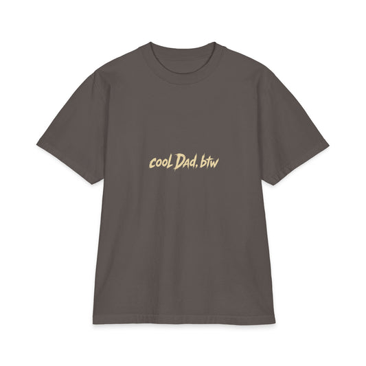 Cool Dad, BTW River Carry Tee front logo on gray T-shirt.