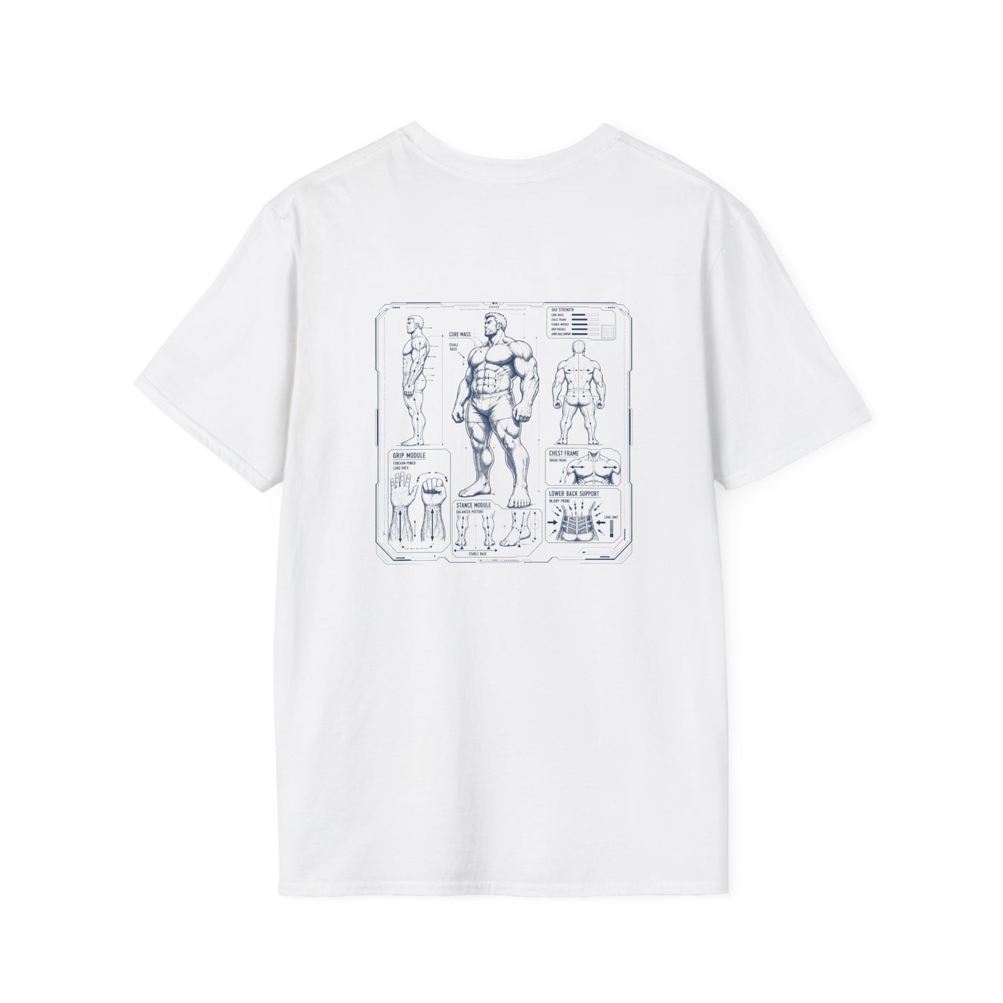 Friendly Vitruvian Dad Bod Tee