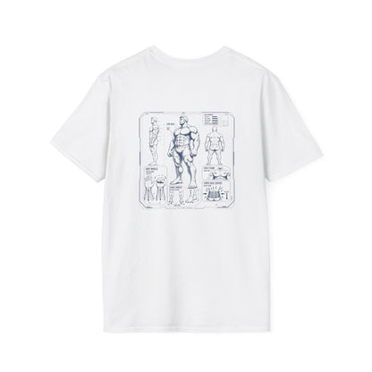 Friendly Vitruvian Dad Bod Tee
