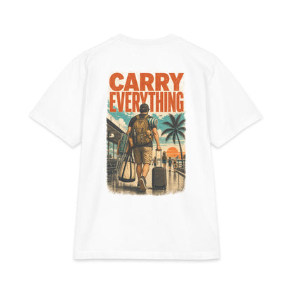 Cool Dad, BTW Carry Everything Tee back graphic on white T-shirt.