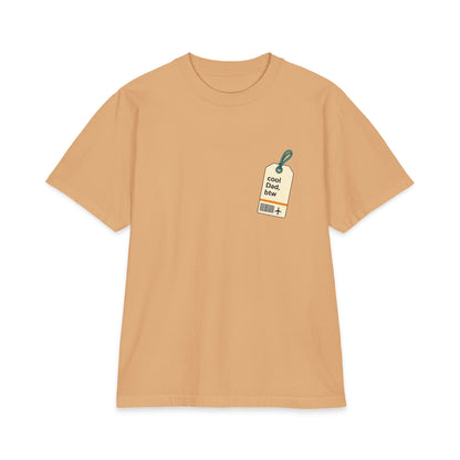 Cool Dad, BTW Carry Everything Tee front logo on tan T-shirt.